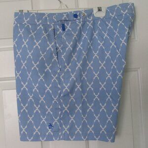 Penguin by Munsingwear Mens Blue Mesh-lined Shorty Swim Trunk NWOT- Size 38W-40W